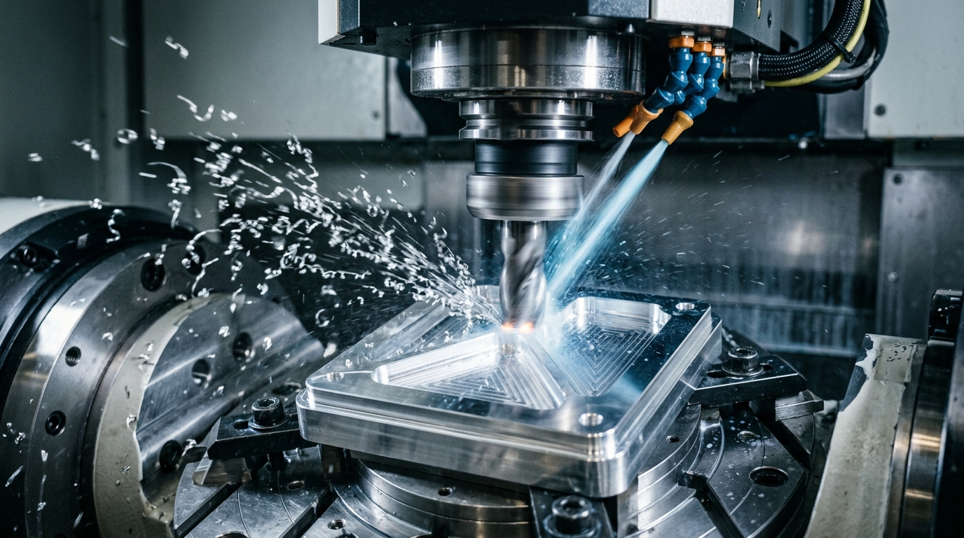 ماشین‌کاری CNC و تراشکاری آلومینیوم